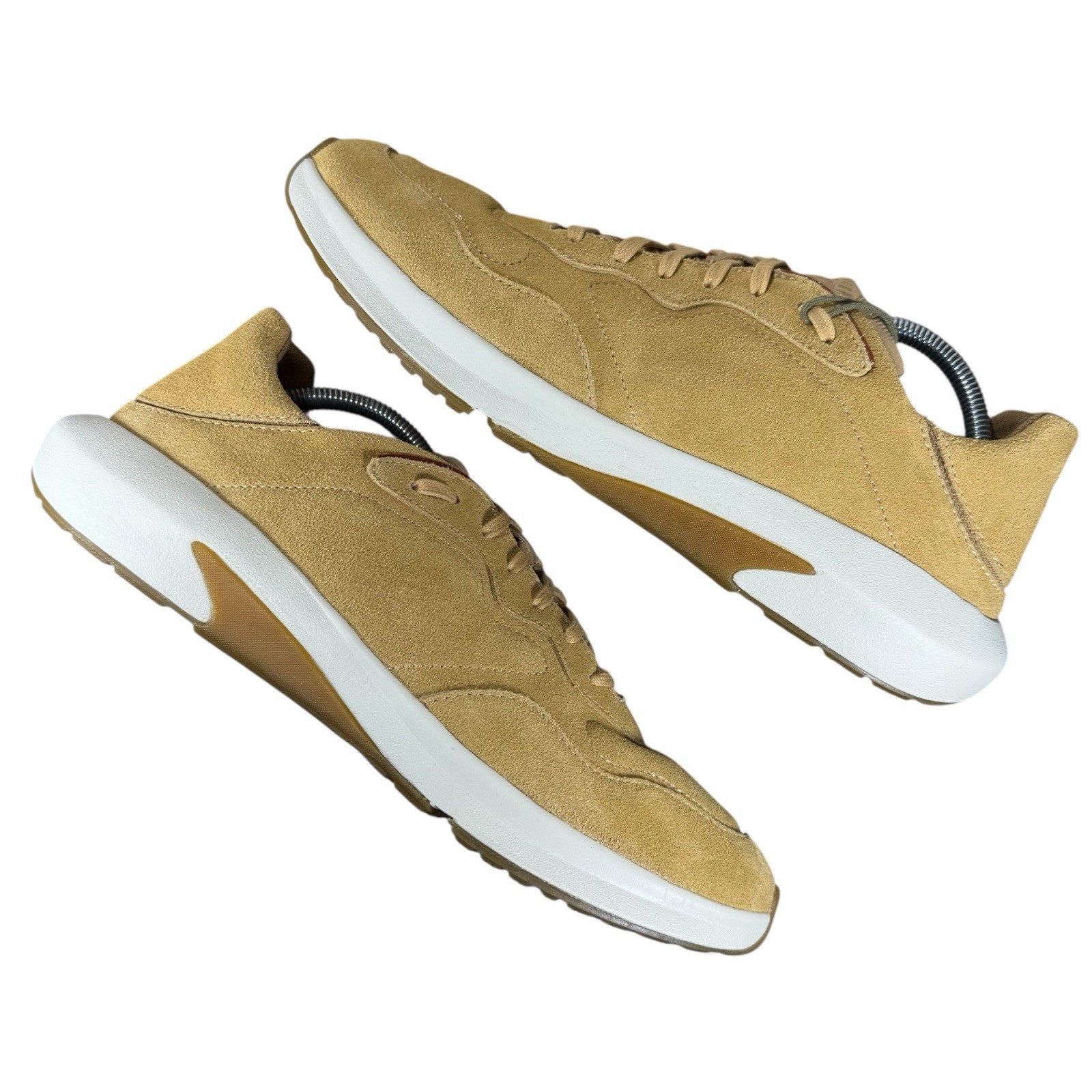 OluKai Sneakers Koheo Suede Leather Golden Tan Size Men’s 10.5 Shoes NWT