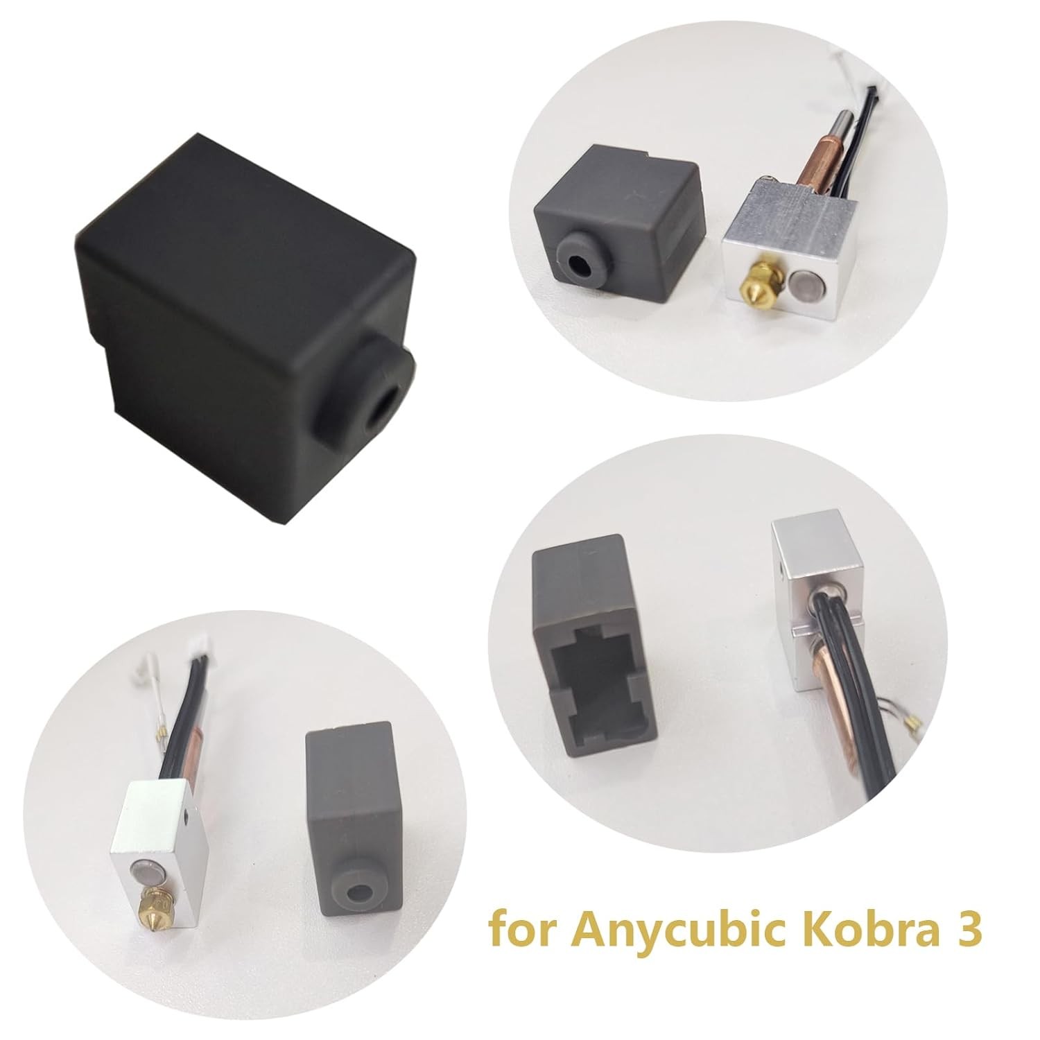 5PCS Nozzles and Silicone Socks for Anycubic Kobra 3/Kobra S1, 3D Printer…