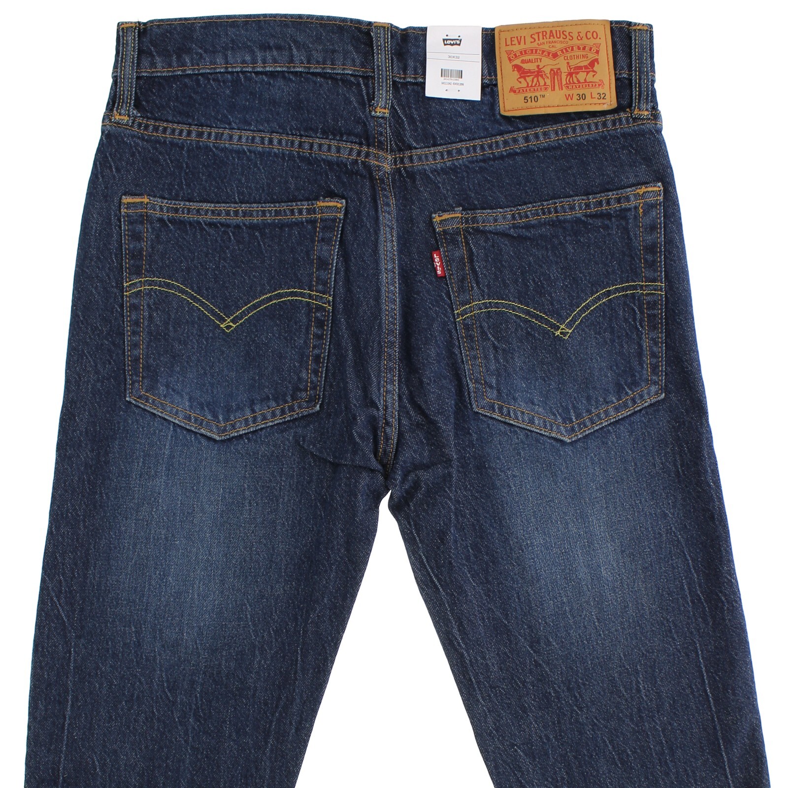 Levi’s Men’s 510 Blue Jeans Skinny Fit Low Rise Stretch Denim Tapered Pants