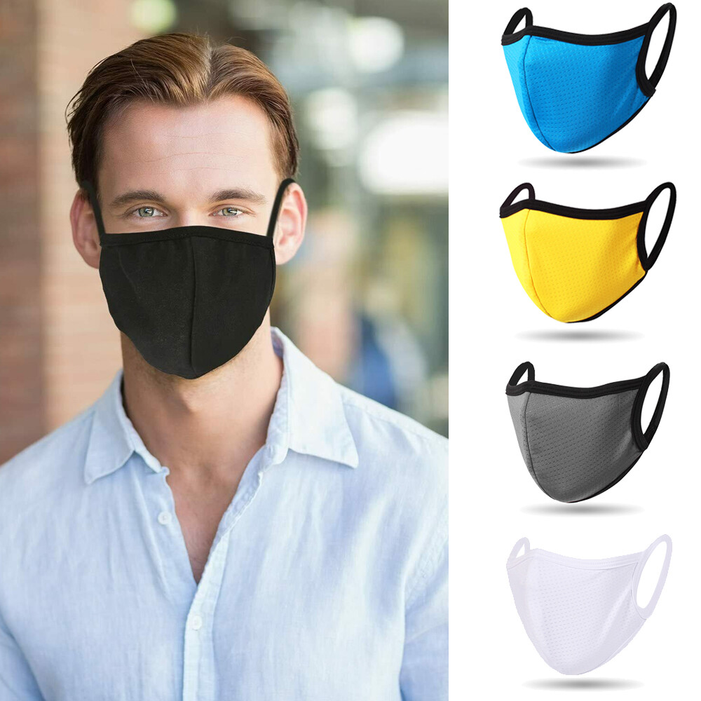 Unisex Face Mask Washable Reusable Breathable Fashion Mask Mouth Cover Protect