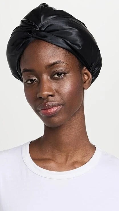 SLIP Pure Silk Turban 100% Mulberry Silk, Ultra Soft Prevents Breakage & Frizz