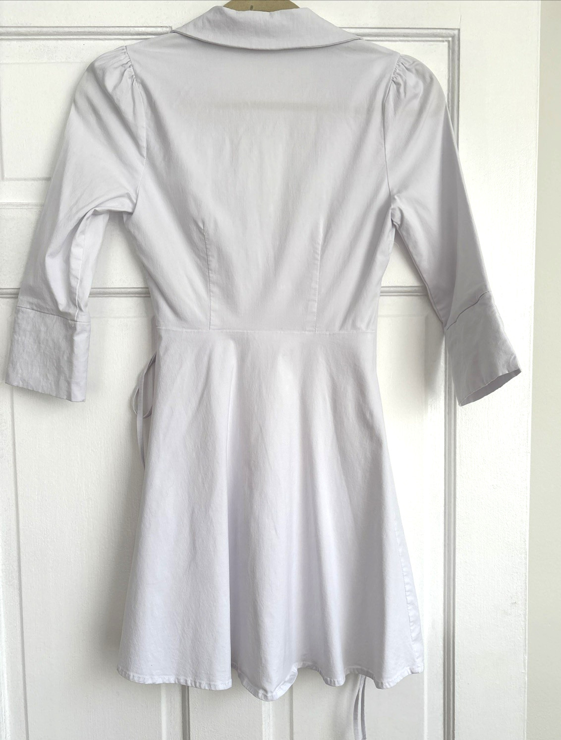 French Kiss True Style Wrap Dress Graduation Communion Office Minimalist | S
