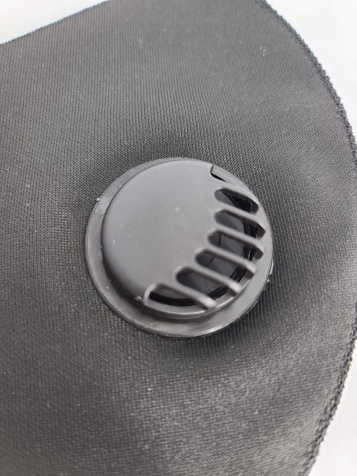 (2ea) RESPIRATOR FILTER FASHION FACE BLACK MASK WASHABLE & REUSABLE