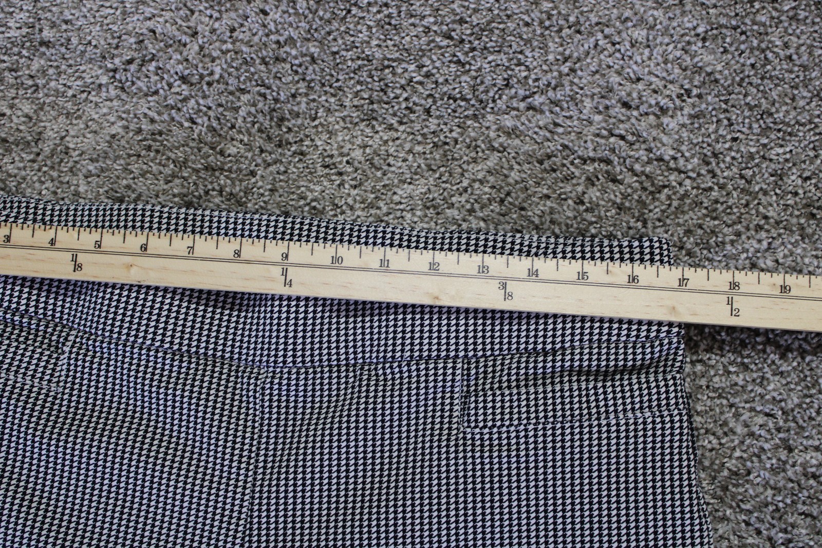 Kim Rogers Pants Womens Size 14 Checkered Black White