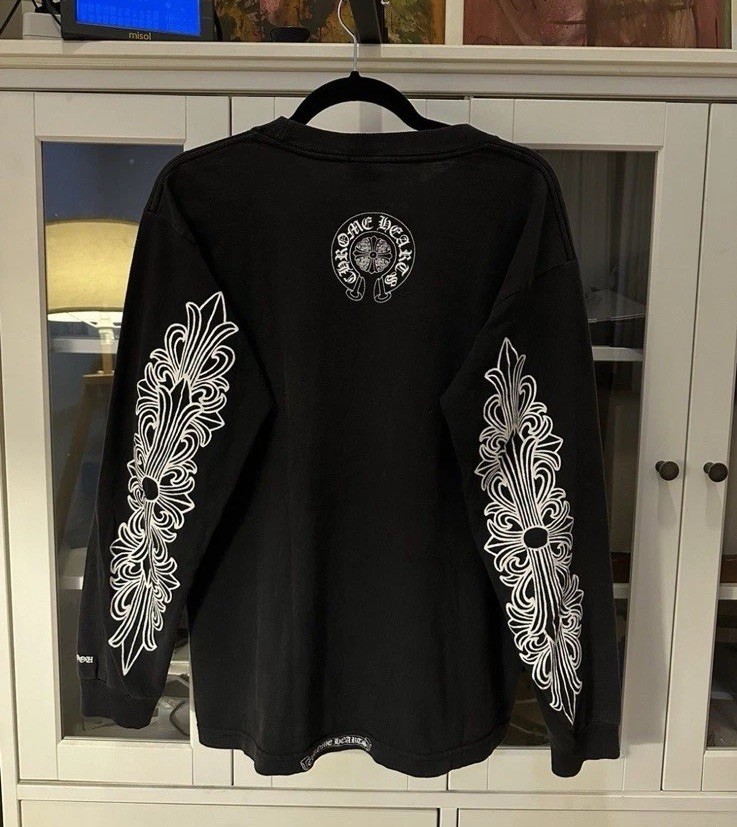 vintage chrome hearts long sleeve shirt