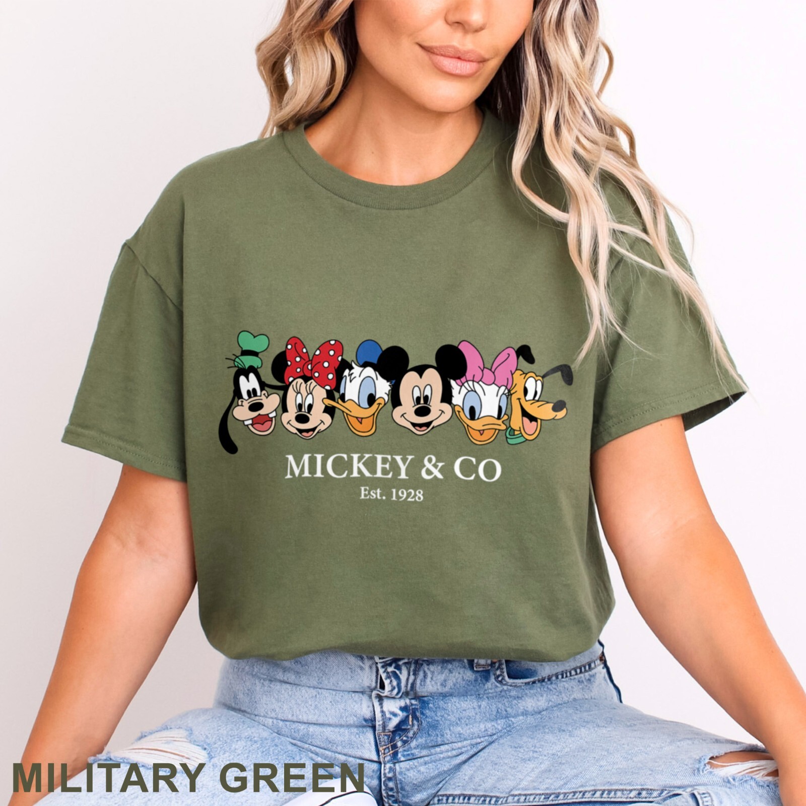 Vintage Mickey & Co 1928 Shirt, Mickey And Friends Shirt, Disneyland Tee, 202787