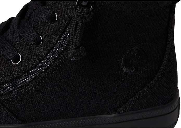 BILLY Footwear Classic Lace High Sneakers – Black to the Floor – Toddler Size