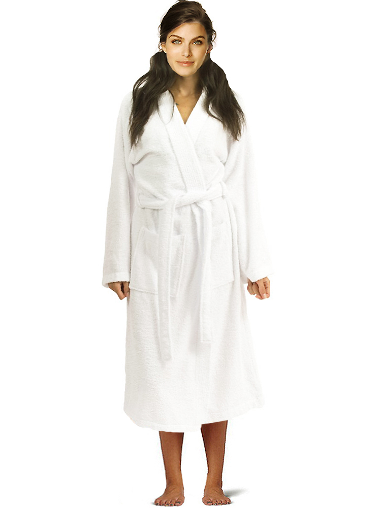 100% Cotton Terry Kimono Robe Towel Terry Bathrobe Unisex Kimono Terry Spa Cover