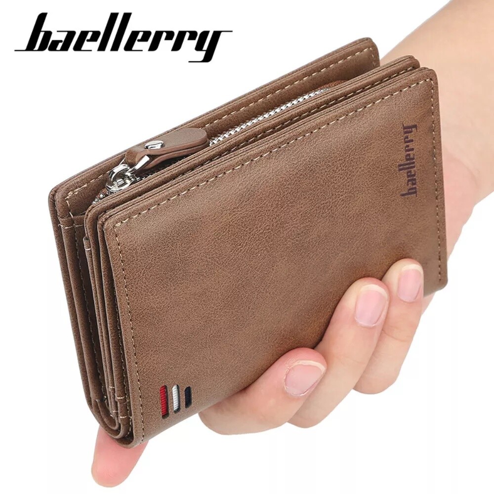 Mens RFID Blocking Leather Wallet Credit Card ID Holder Zipper Purse Waterproof