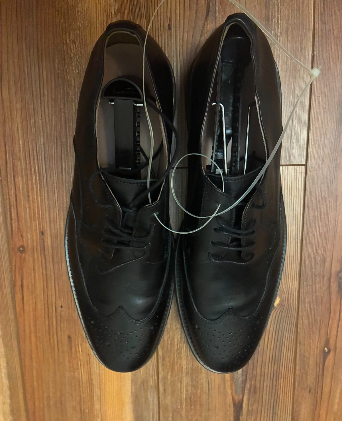 Banana Republic Men’s Size 9.5M New Black Italian Leather Dress Shoes 🔥FASTSHIP