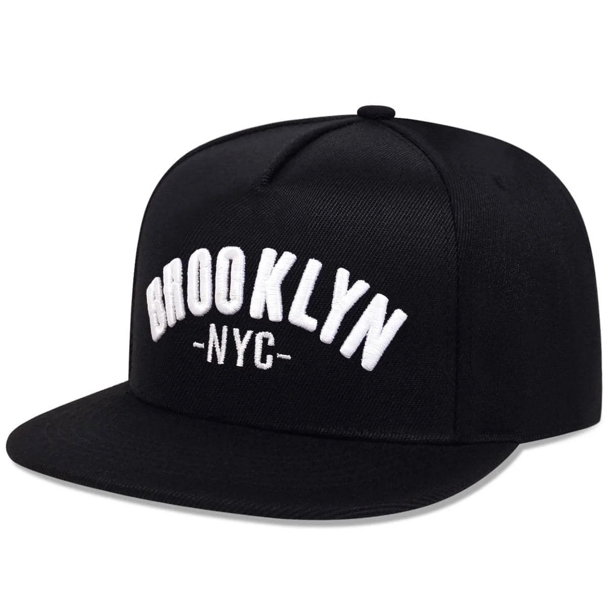 Brooklyn NYC Snapback Hat–Flat Brim Streetwear New York NY Cotton Baseball Cap