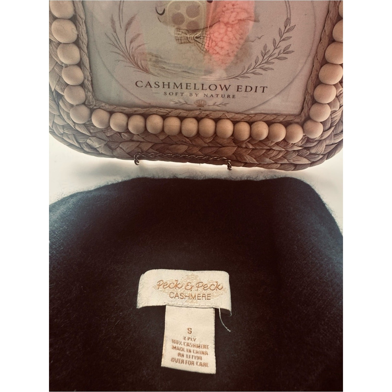 🖤🖤 Peck & Peck 100% Cashmere • Raven Black • Tiny But Mighty