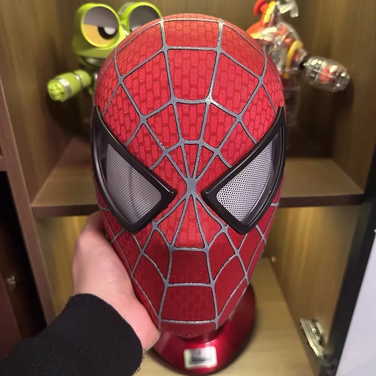 Movie Spider-Man Tobey Maguire Halloween Cosplay Mask Full Face Headgear Props