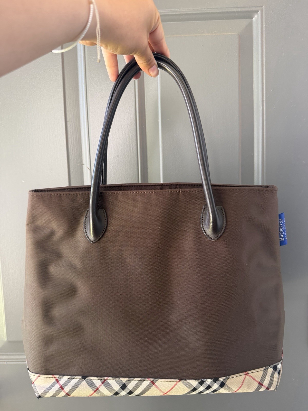Burberry Brown Medium Tote Handbag