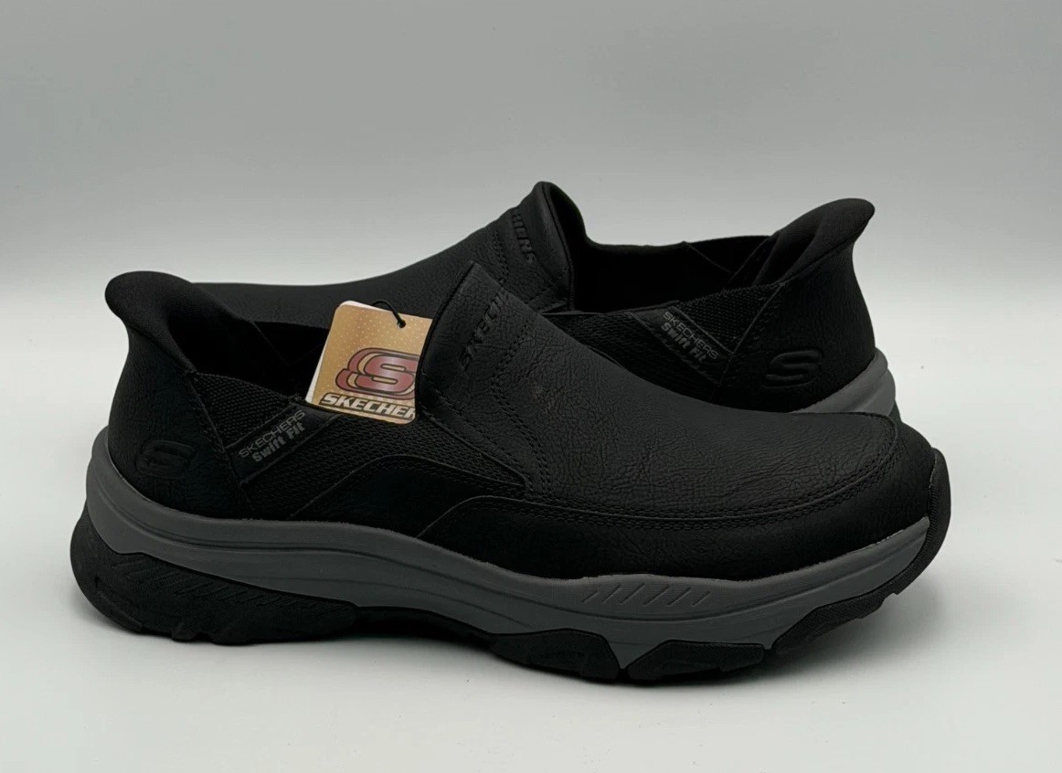 Skechers Men’s Hands Free Slip-ins Izaiah Black Slip-On Sneakers Men’s Size 9