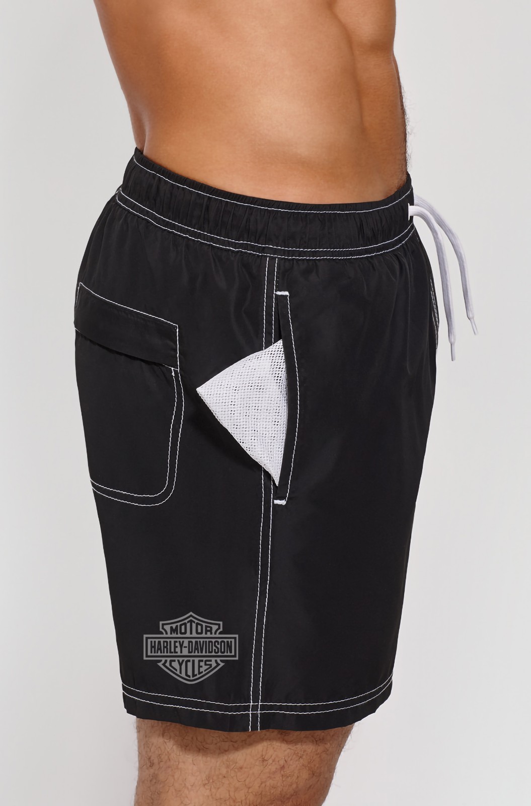Harley Davidson men’s swimming shorts, 100% polyester
