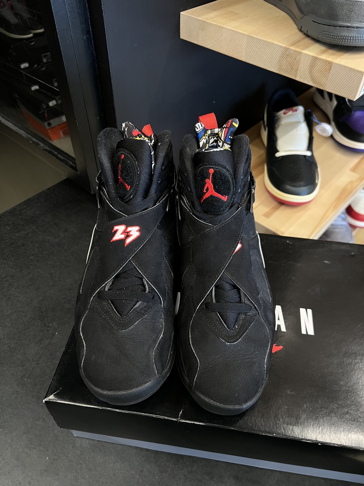 Jordan 8 Retro Playoffs (2023) Size 9, PREOWNED