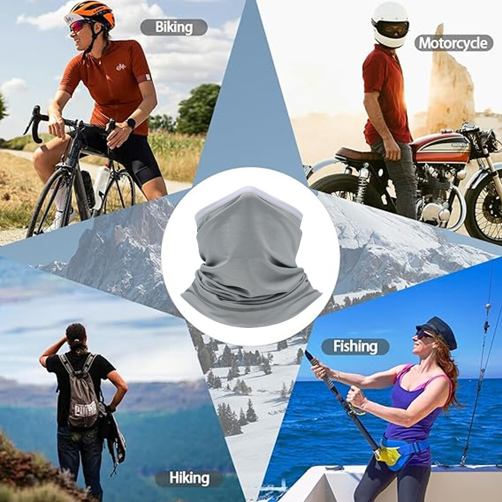 Summer Cooling Neck Gaiter Face Cover Scarf Breathable Mask UV Protection Mask