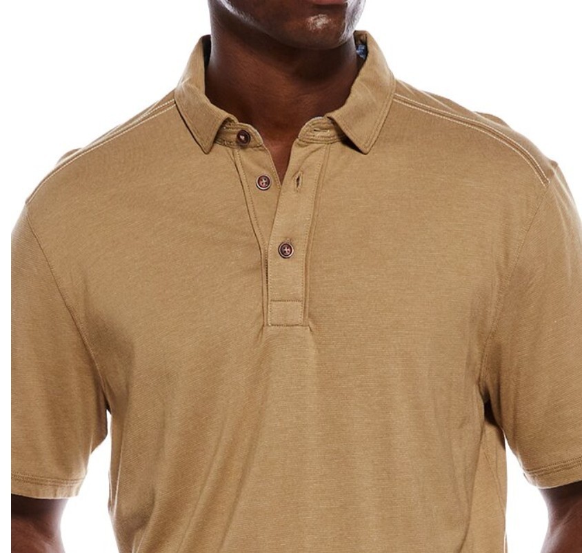 Tommy Bahama Men’s HARBOR ISLES Golf Polo Shirt, Maple valley, Lge, XL