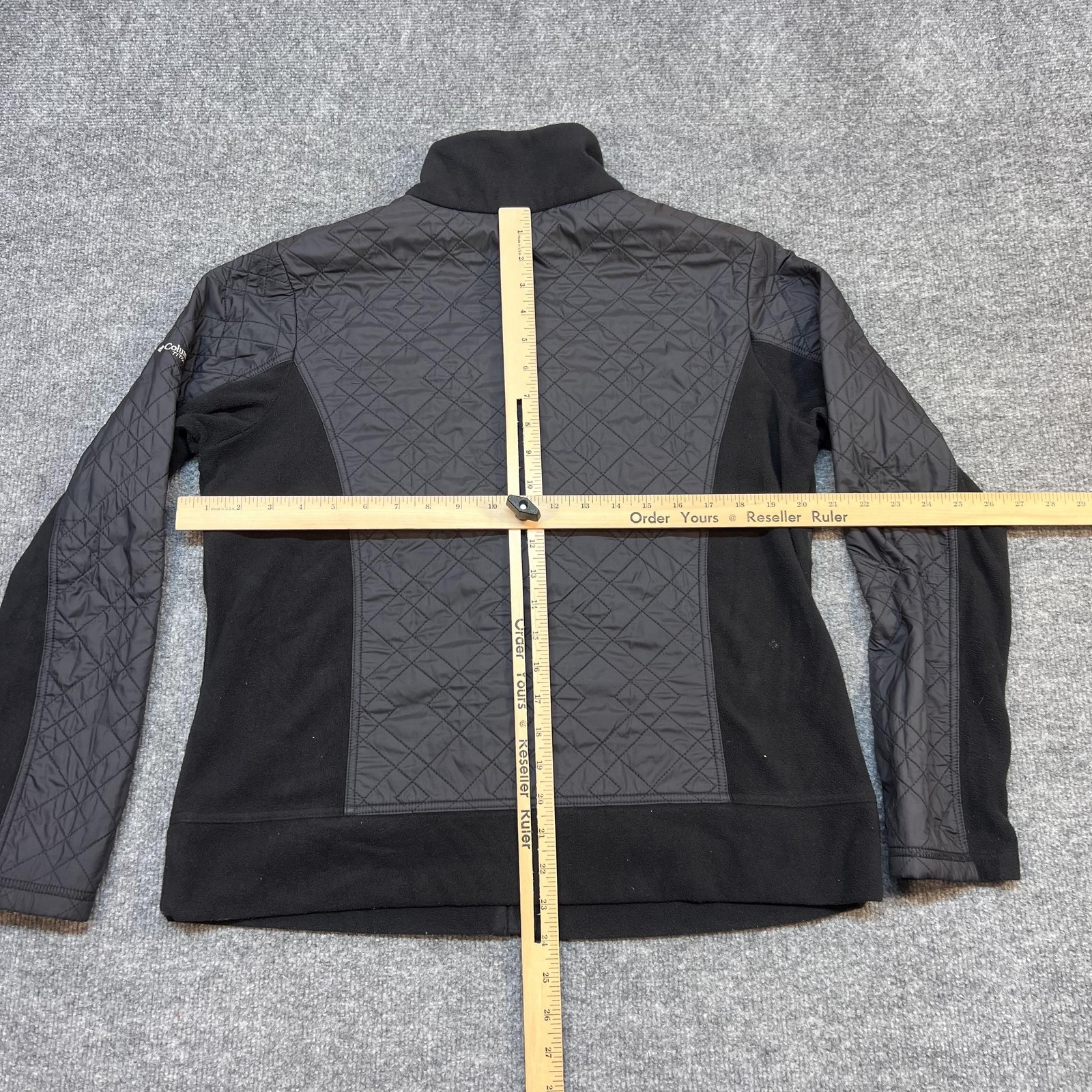 Columbia Titanium Jacket Womens Large Black Fleece Full Zip Insulated Pockets