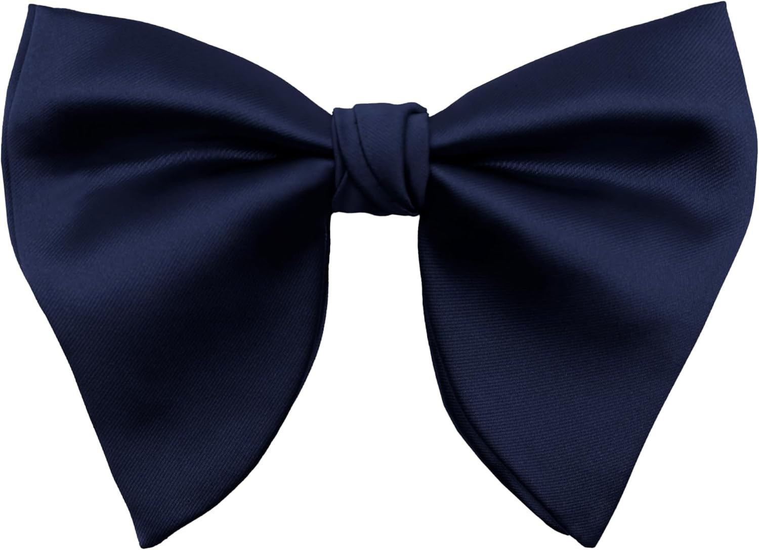 Black Bow Ties for Men Solid Color Pre-Tied Adjustable Bowtie Clip on Bow Tie Fo