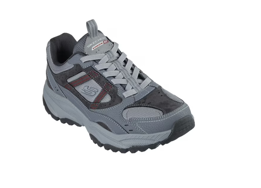 Skechers Men’s Vigor Triple Bridges Bungee Lace Cross-Training Sneaker-Authentic