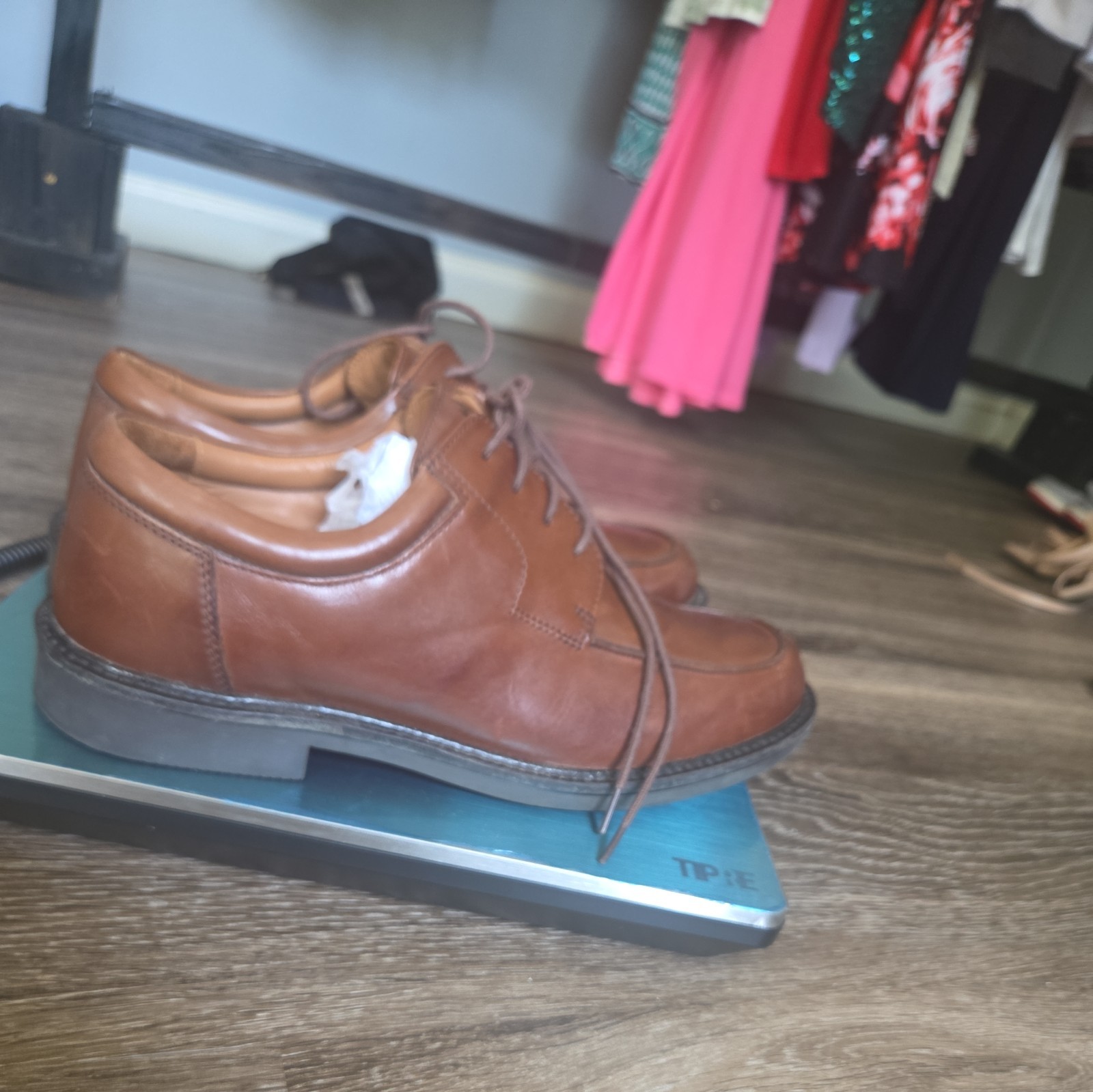 Johnston & Murphy 8.5 Brown Oxford Dress Shoes Men’s