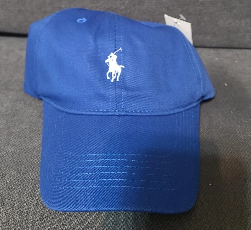 PoloRalphLauren Men’s Baseball Cap Adjustable Chino Cotton Hat NWT Multi-Color