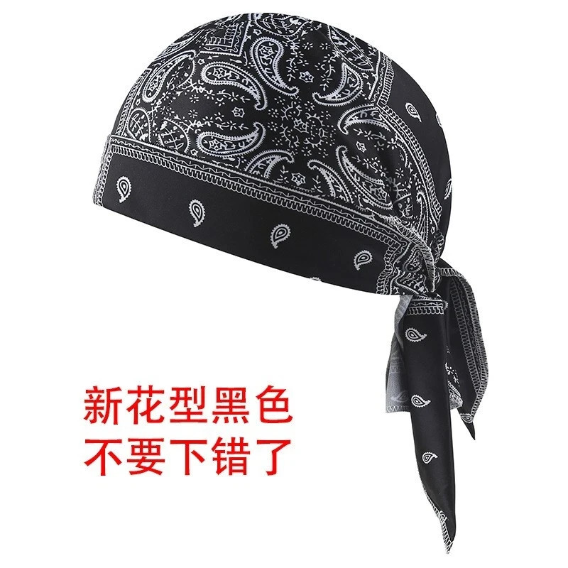 Elastic Motorcycle Wrap Biker Du Bandana Paisley Doo Rag Head Skull Cap Durag