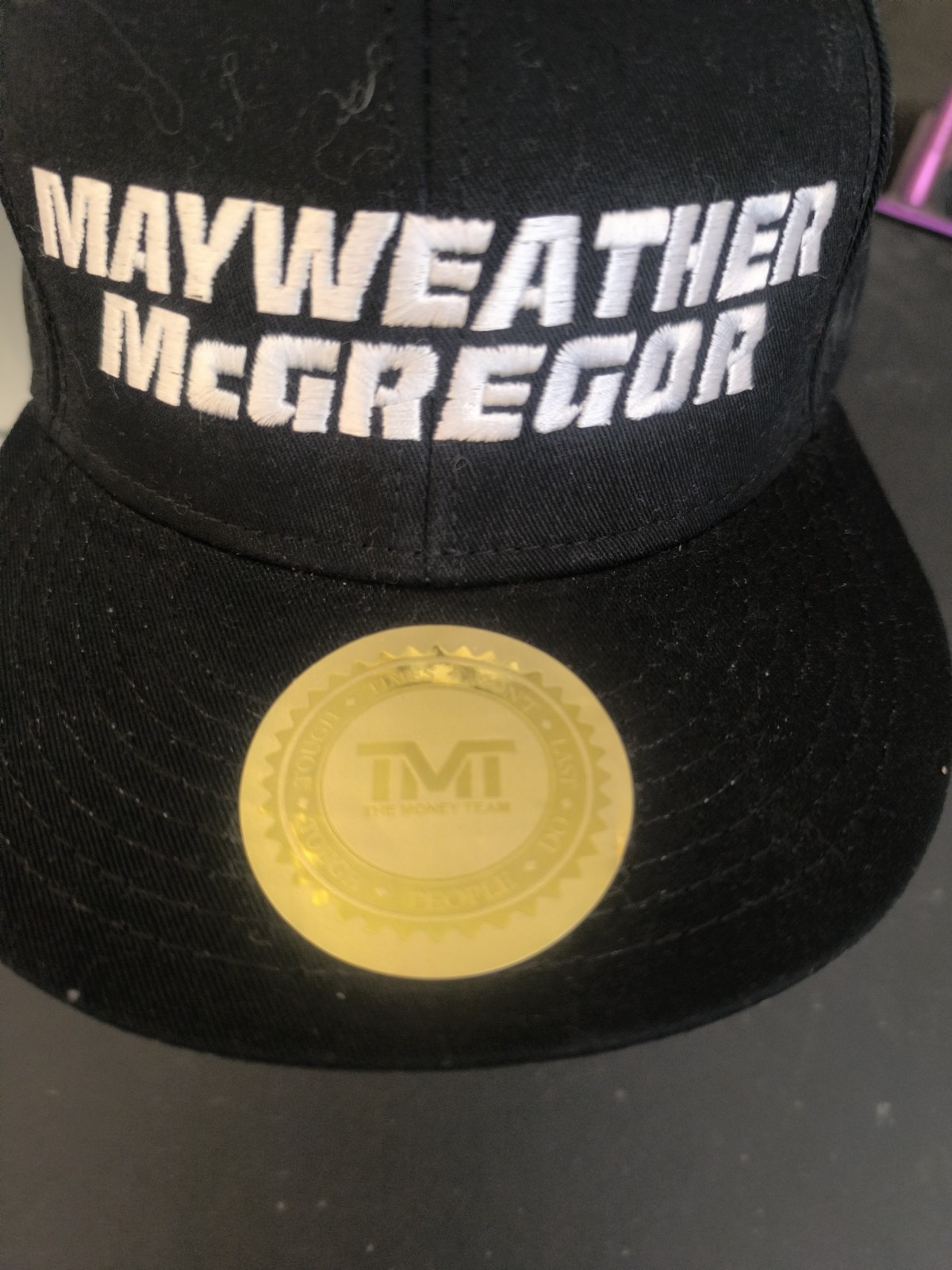 TMT money team Mayweather UFC Conor McGregor official boxing snap back hat new