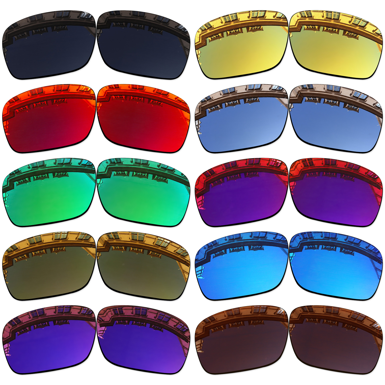 Vonxyz Polarized Replacement Lenses for-Oakley Fuel Cell OO9096 Sunglass-Options