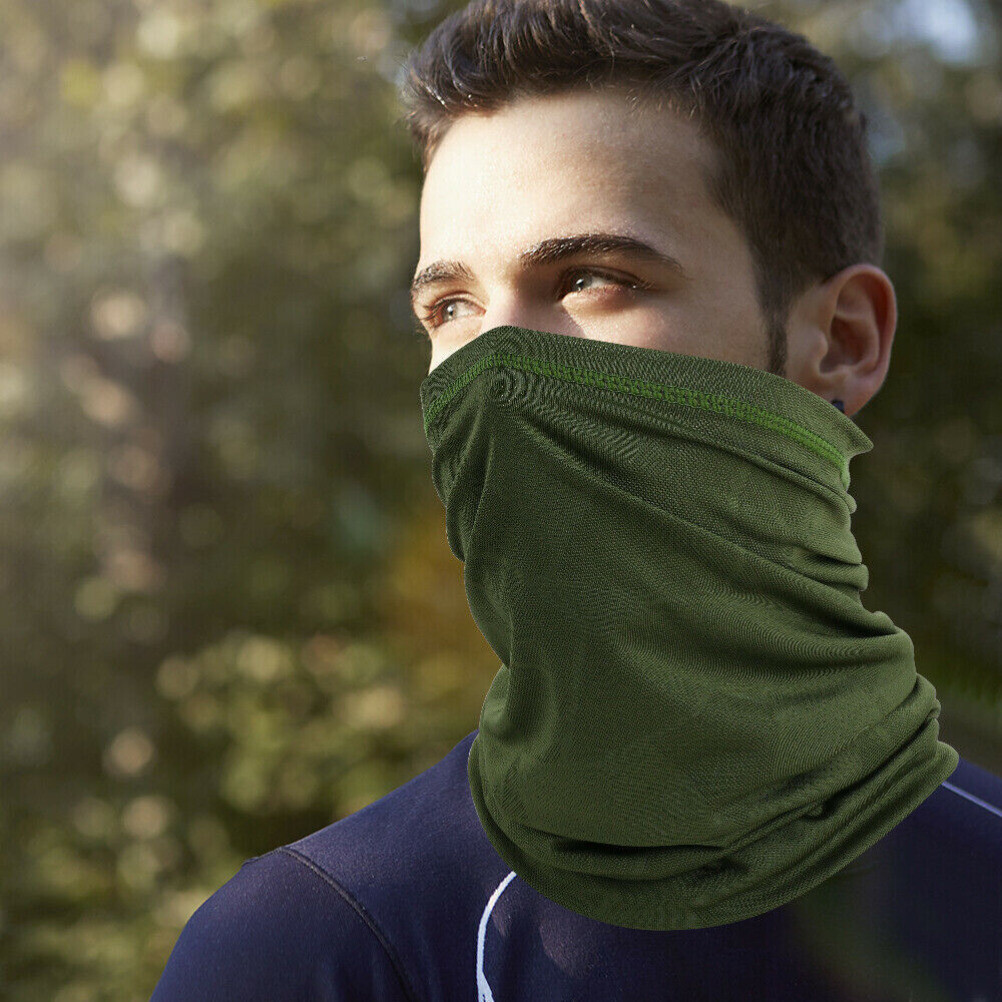 Hiking Half Face Mask Cover Tactical Hunting Cycling Scarf Bandana Neck Gaiter