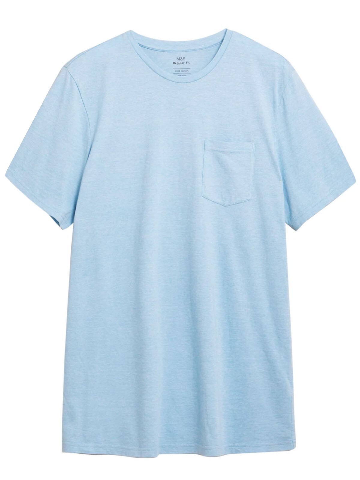 M&S Mens Pure Cotton 1, 3, 5 Pack Textured T-Shirt Top Summer ~ M L XL XXL XXXL