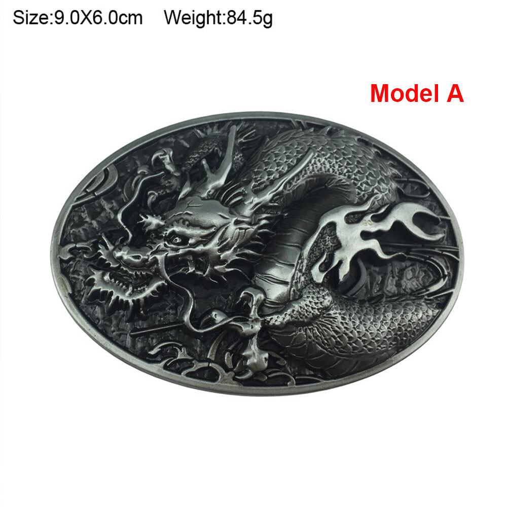 Western Cowboy Buckle Vintage Alloy Bull Engraved Belt Buckle fits 1-1/2″ Belt