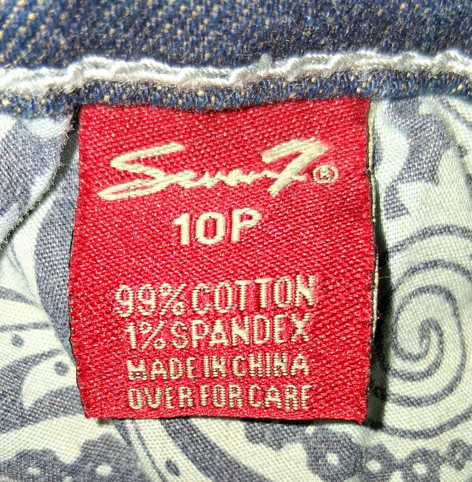 Women’s Seven 7 Jeans size 10P Bootcut Stretch Blue Denim