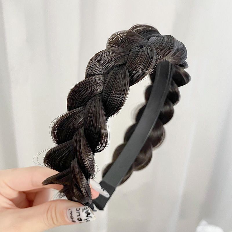 Headband Synthetic Hair Plaited Headband Braid Braided & Teeth Hair Band Beauty