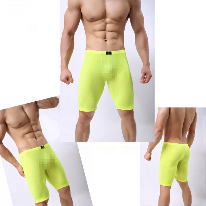 Men’s Underwear Soft Breathable Tight Stretch Boxer Sports Shorts Panties