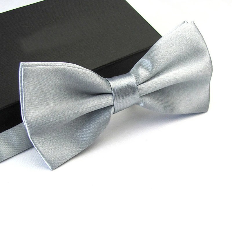 Mens Pre-tied Satin Bow Tie Adjustable Formal Tuxedo Wedding Party Necktie New