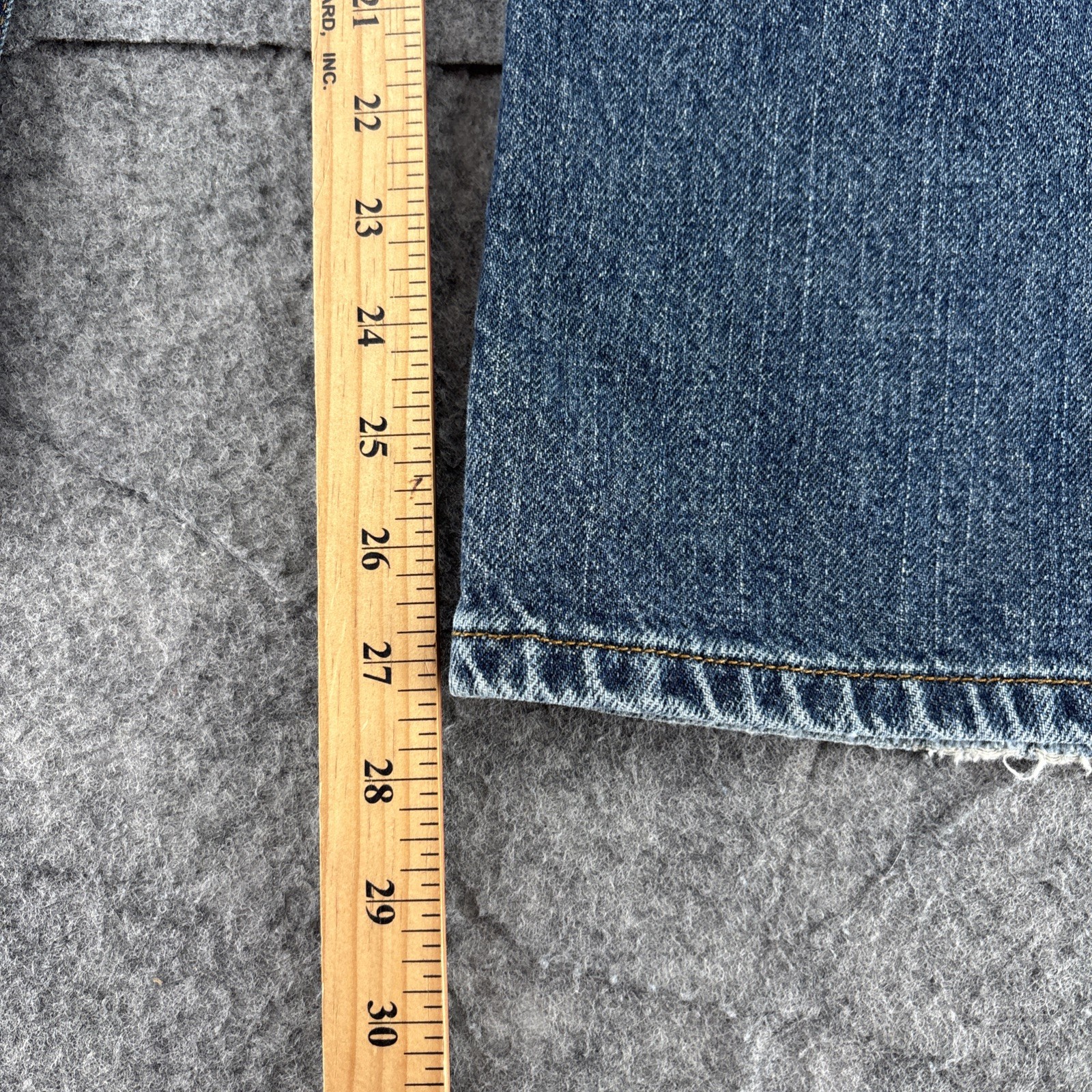 Levis’ Jeans Men’s 36 Loose Bootcut 567 Blue Vintage Button Fly 36×27
