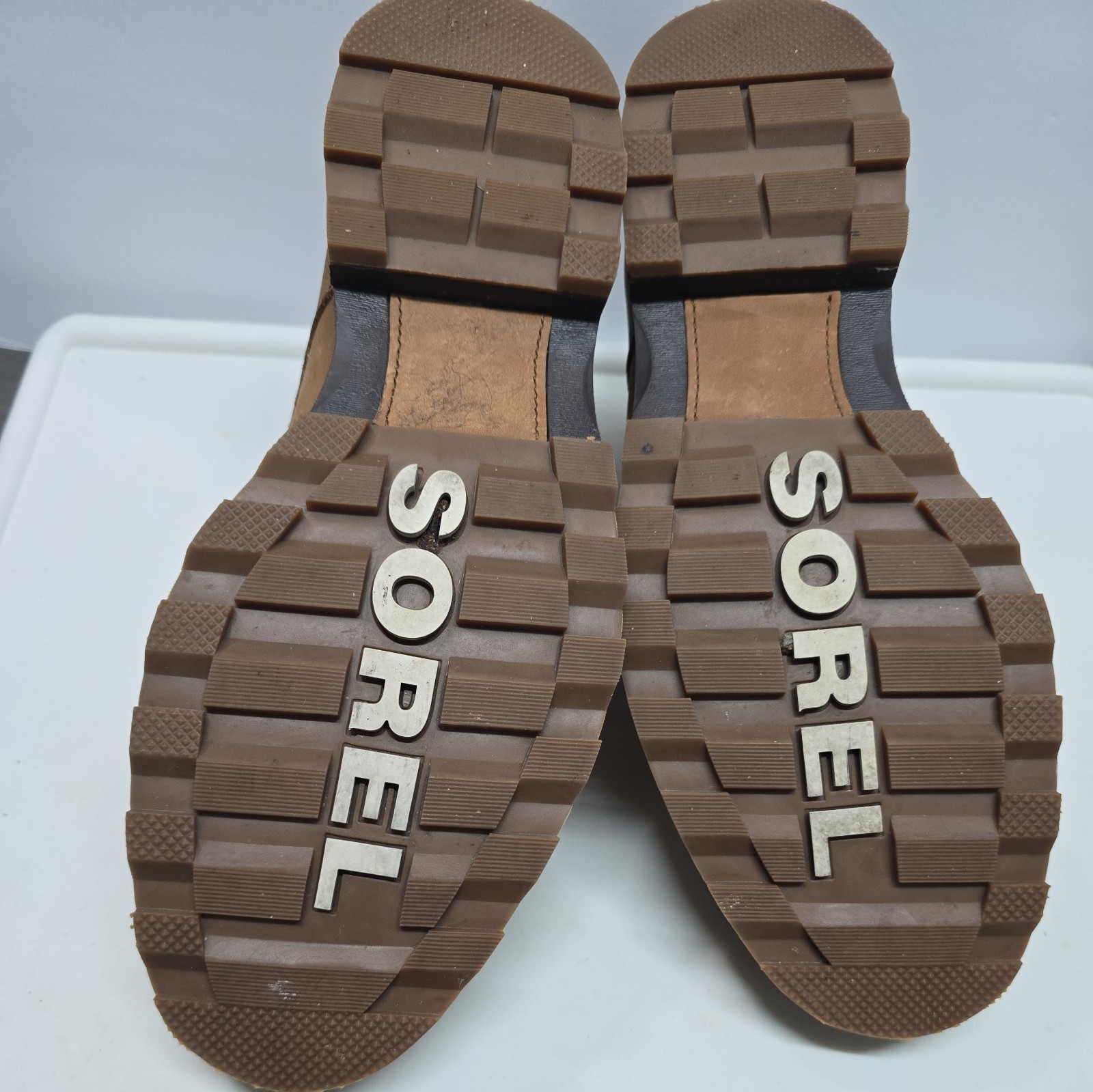Sorel Mens Madson II Boot Size 12 Brown Waterproof Lace Up Chukka Lug Sole