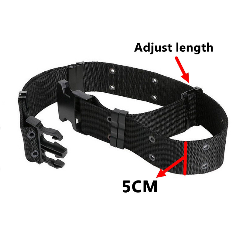 Tactical Belt Adjustable Military Grade Heavy Duty Work Belt for Outdoor Sports