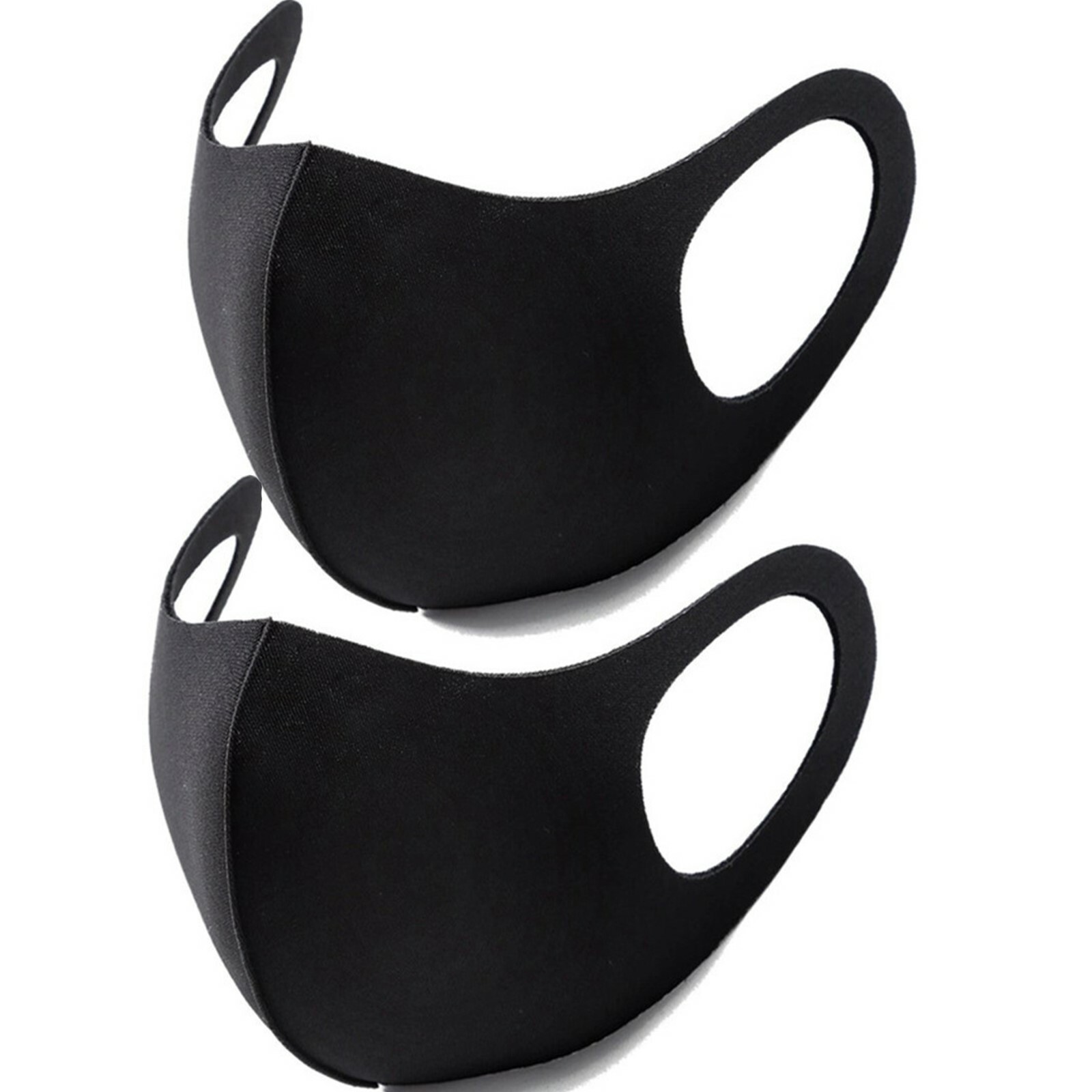 Black Unisex Face Mask Reusable Washable Cover Masks Men & Women USA
