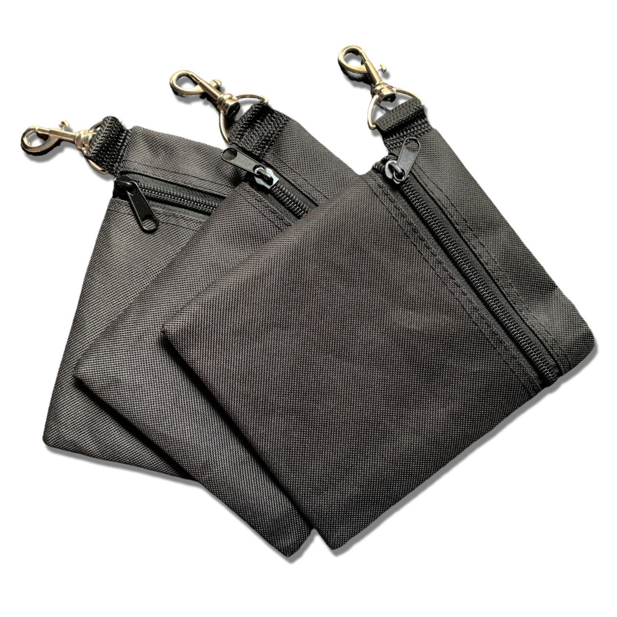 Clip-On Utility Pouch 3 Pack Travel Organizer Portable Storage Carry System
