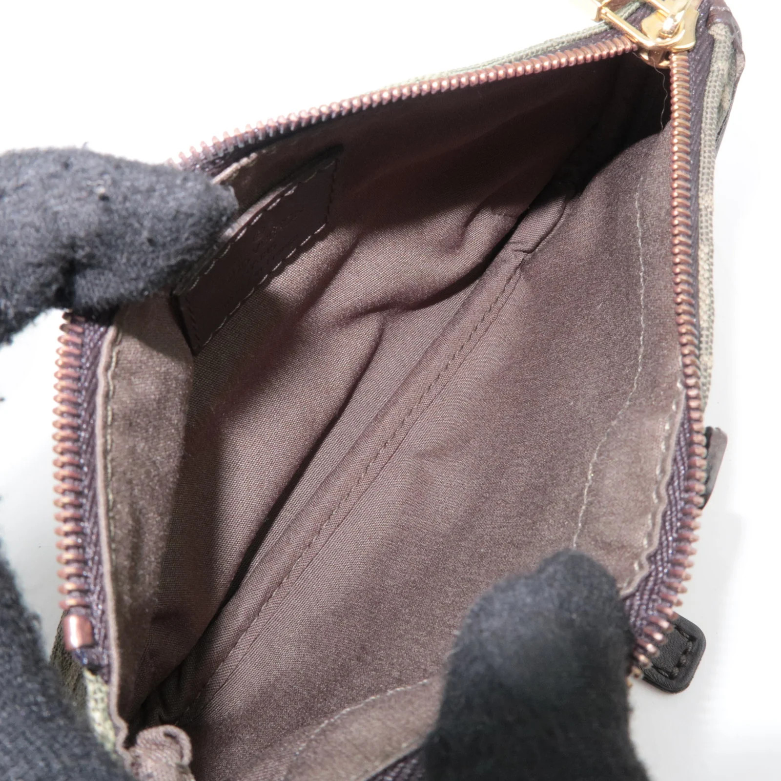 Louis Vuitton Monogram Mini Anne Sophie Mini Pouch TST Khaki M92698 Authentic