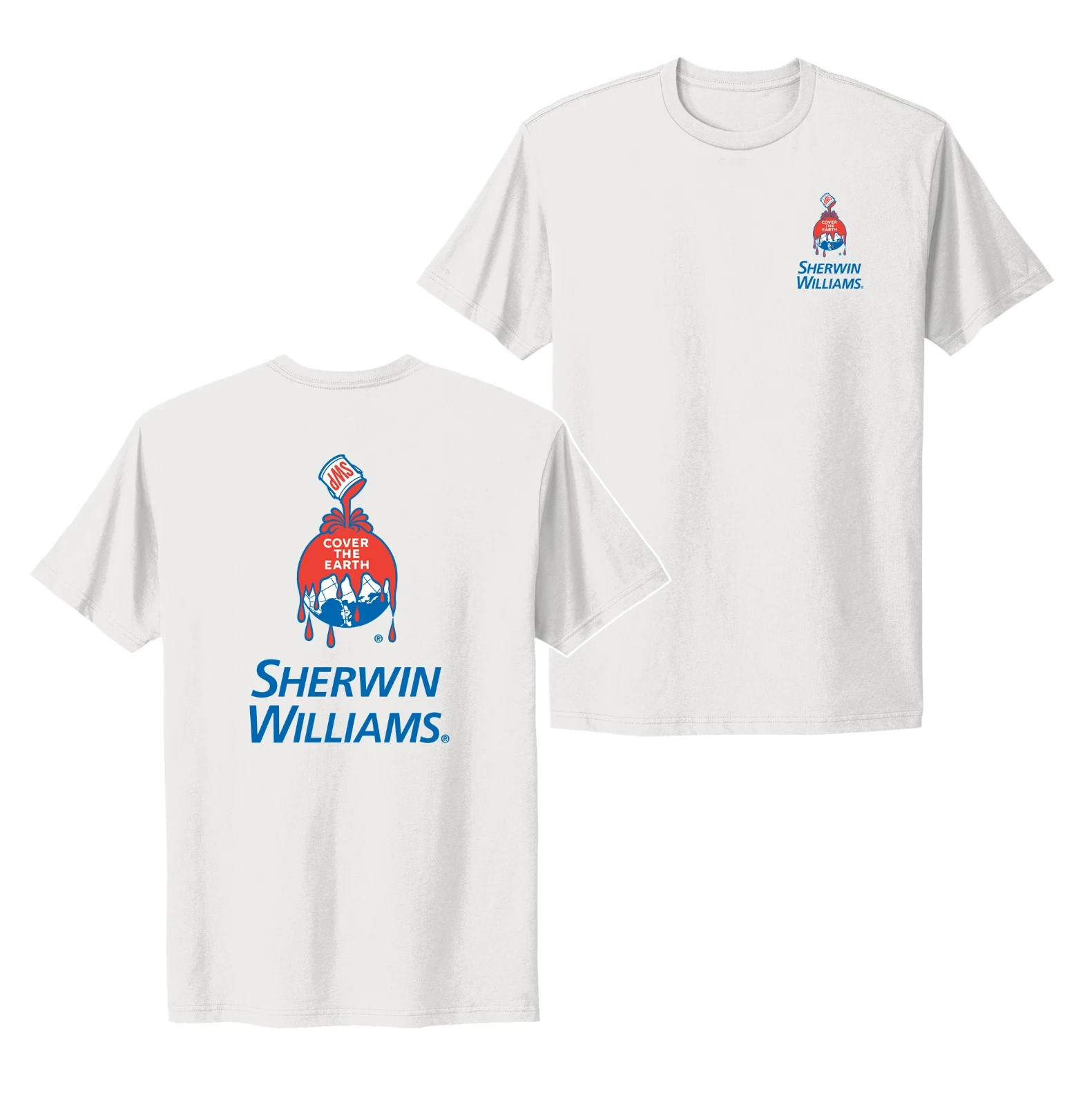Sherwin Williams Logo White Painting T-Shirt