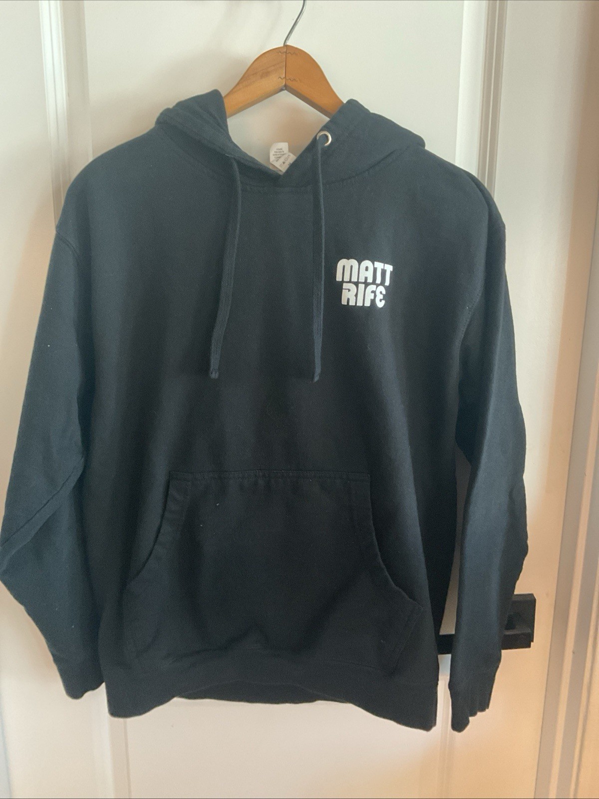 Matt Rife – ProbleMATTic World Tour Hooded Sweatshirt – Black – Size Small