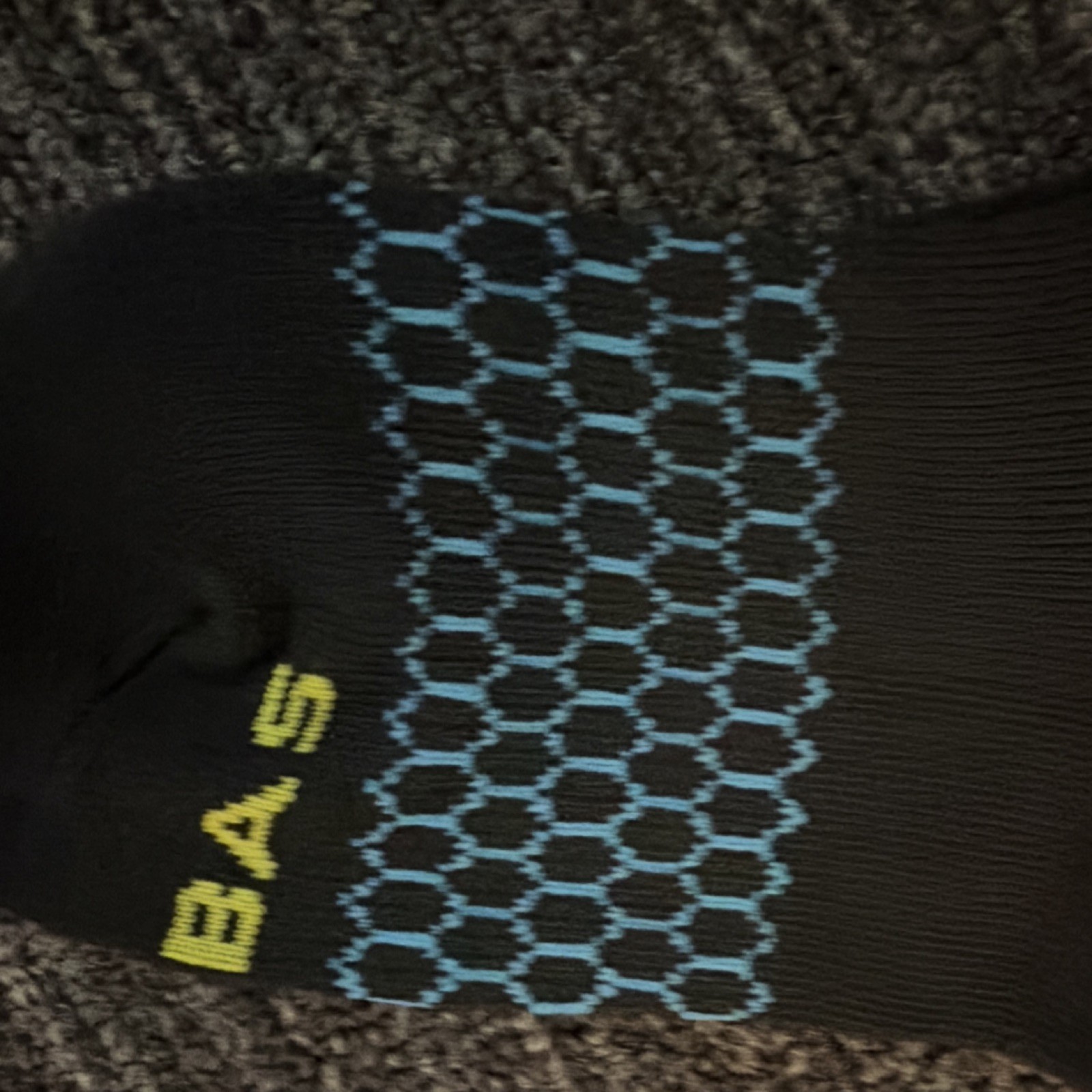 Bombas XS Crew Socks Black Bee Geometric Arch Support Cushioned 12 for $39.99