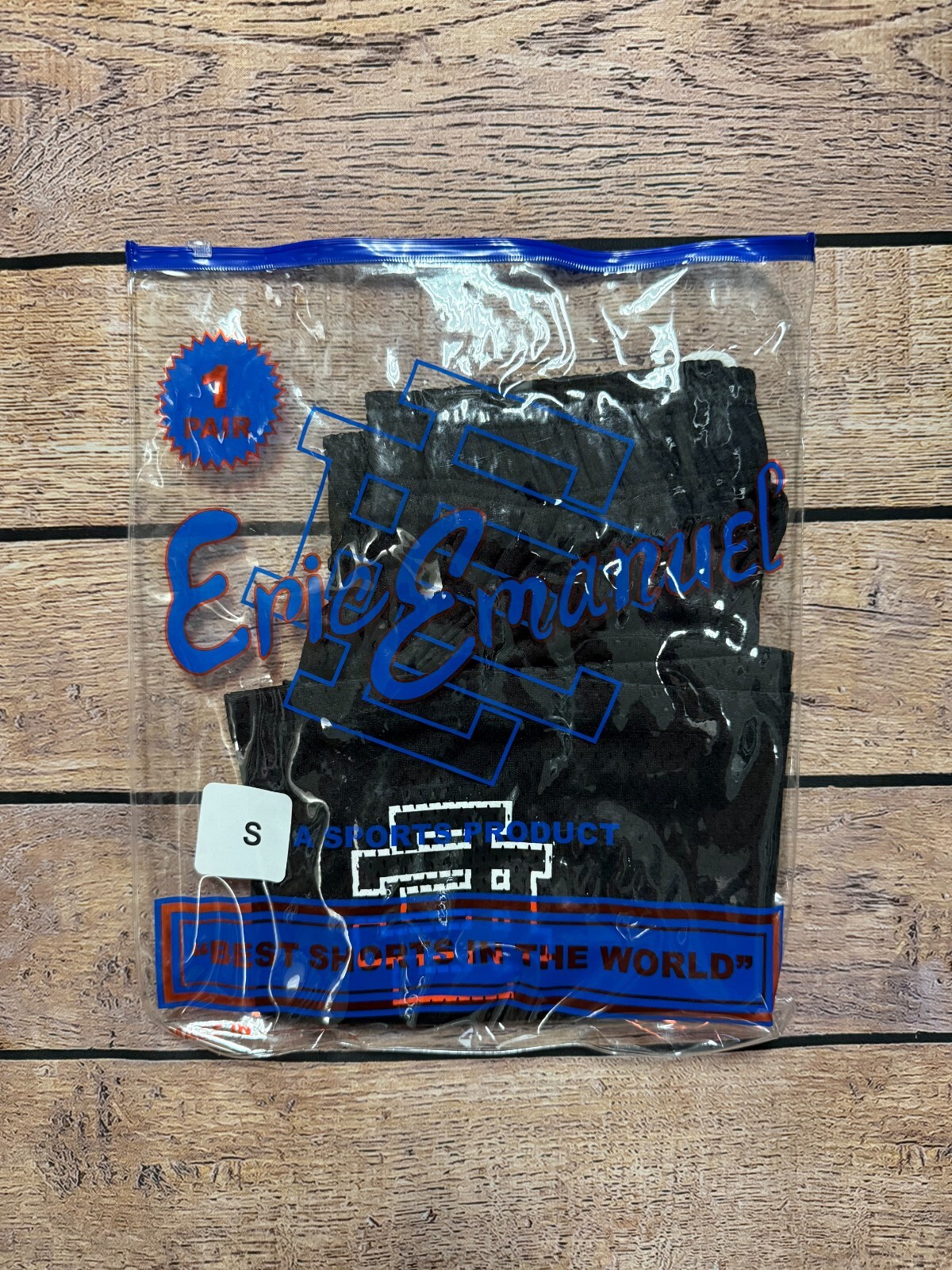 NEW Eric Emanuel EE Basic Short (SS23) Black/Black/White AUTHENTIC Size S-XL