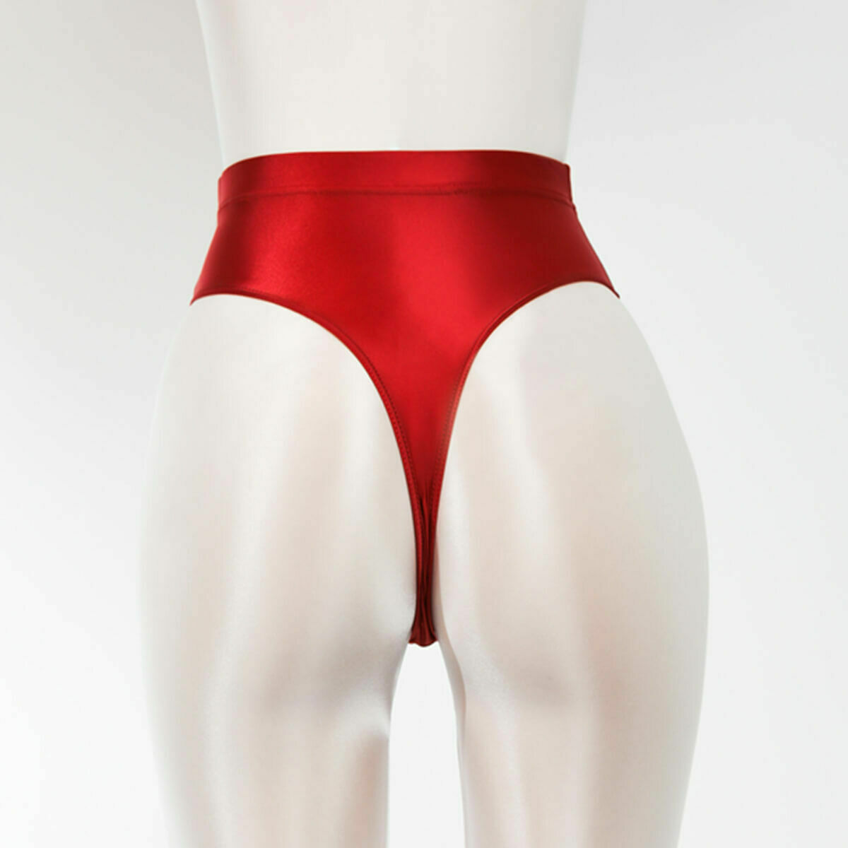 Womens Silky Satin Shiny Thong Briefs Panties Lingerie Underwear T-Back Knickers