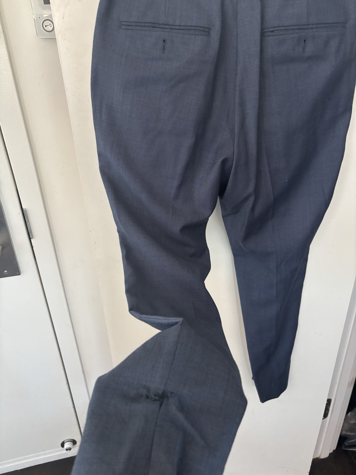 J Crew Suit Mens 38S Blue Ludlow Tollegno 1900 Slim Fit Wool Full 2 Piece 30×30